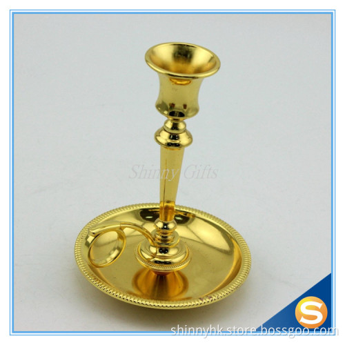 Shinny Gifts Metal Candlestick Holder for Home Decoration